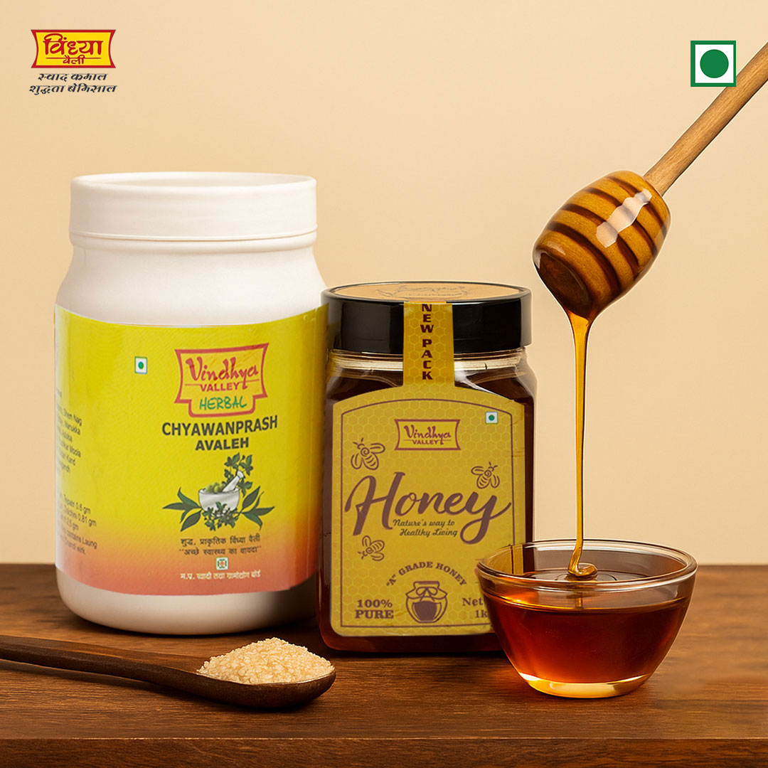 शहद और च्यवनप्राश आवलेह – प्राकृतिक इम्यूनिटी और वेलनेस