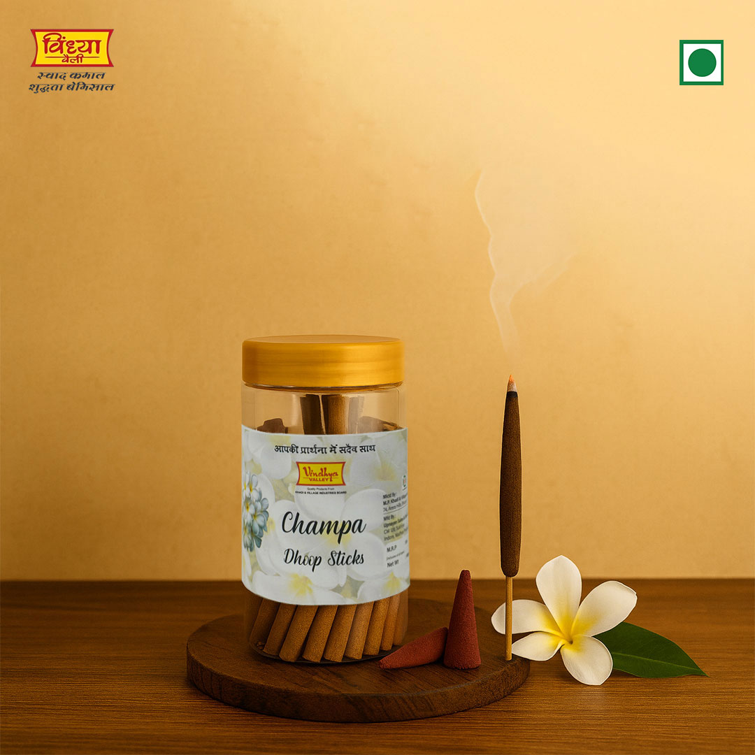 चंपा धूप – सुखदायक पुष्प सुगंध