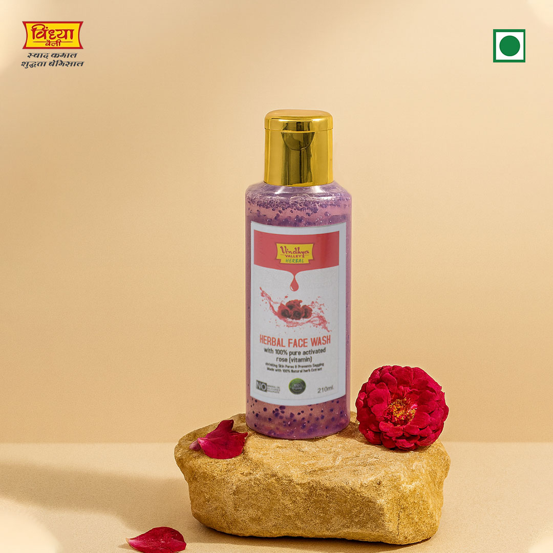 विंध्या वैली रोज़ हर्बल फेस वॉश