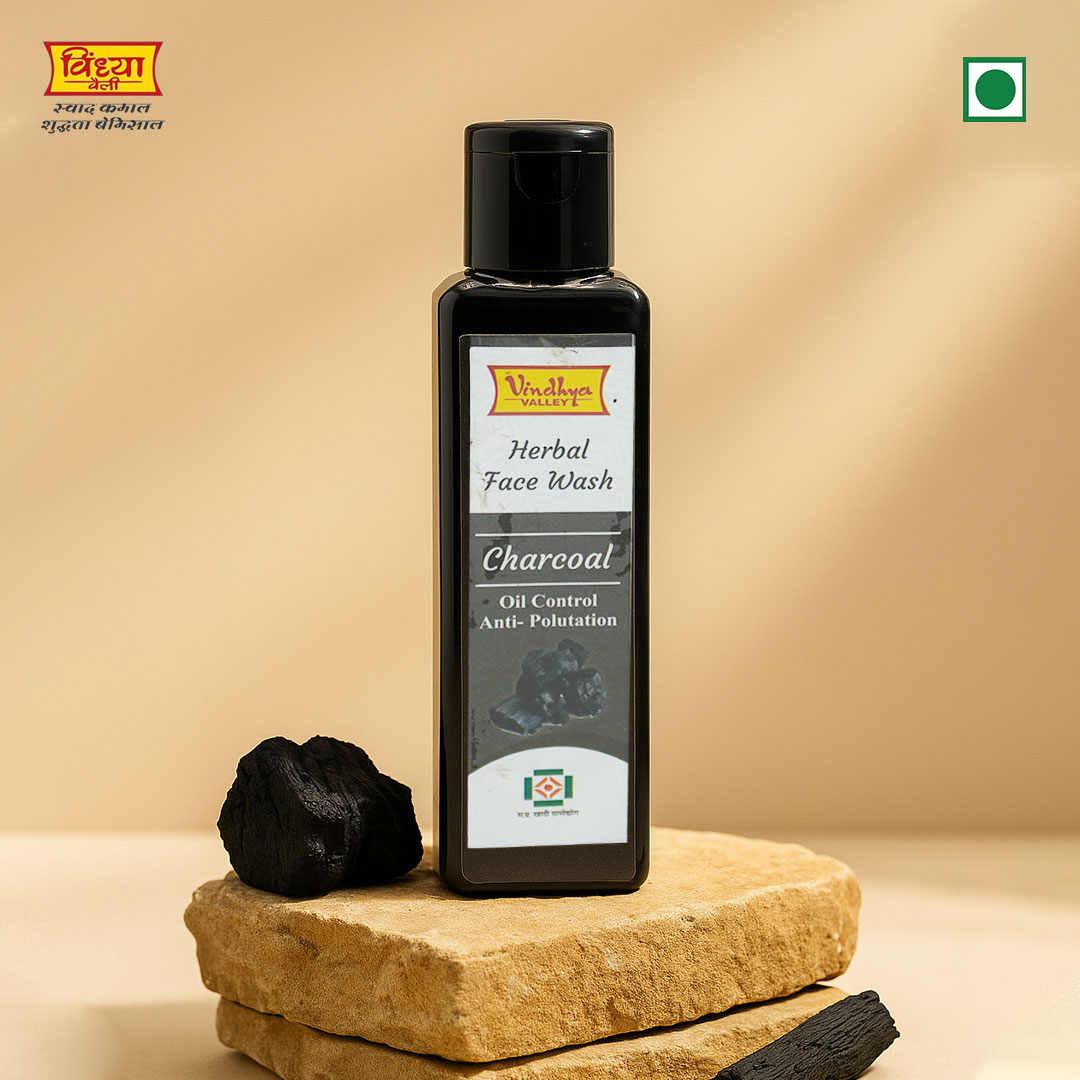 विंध्या वैली चारकोल ऑयल कंट्रोल फेस वॉश