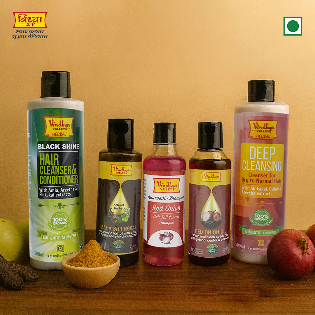 विंध्या वैली कंडीशनर, शैम्पू और ऑयल कॉम्बो