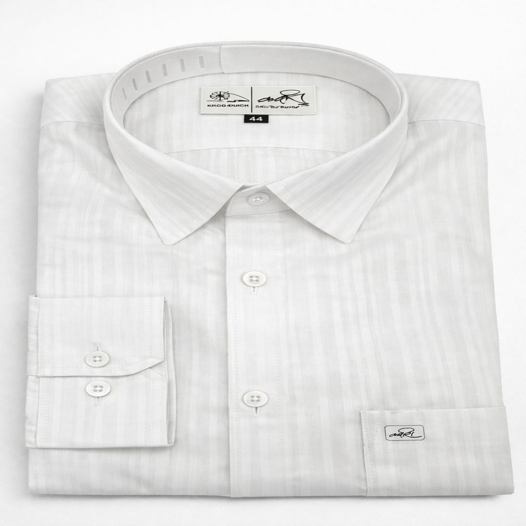 सूती लाइनिंग पुरुष फुल स्लीव्स शर्ट – औपचारिक उपयोग हेतु आरामदायक परिधान