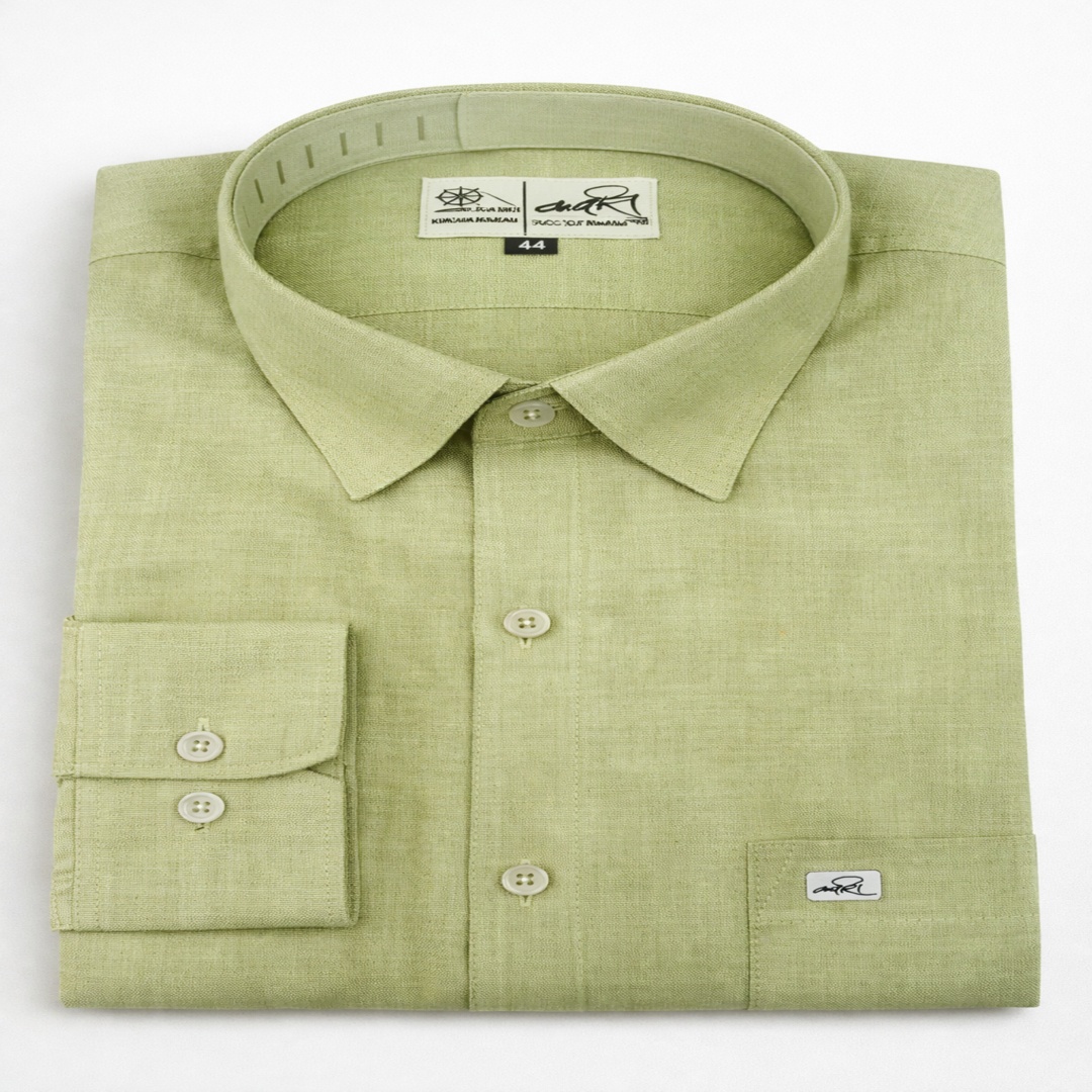 सूती पुरुष फुल स्लीव्स शर्ट