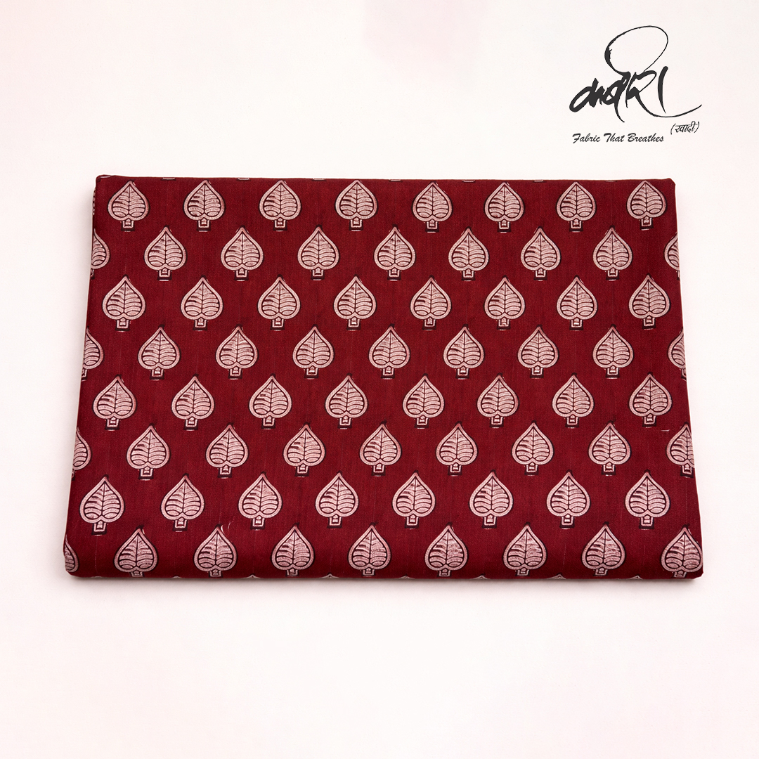 बाघ प्रिंट रनिंग फैब्रिक – प्रिंटेड कपड़े में पारंपरिक गुणवत्ता