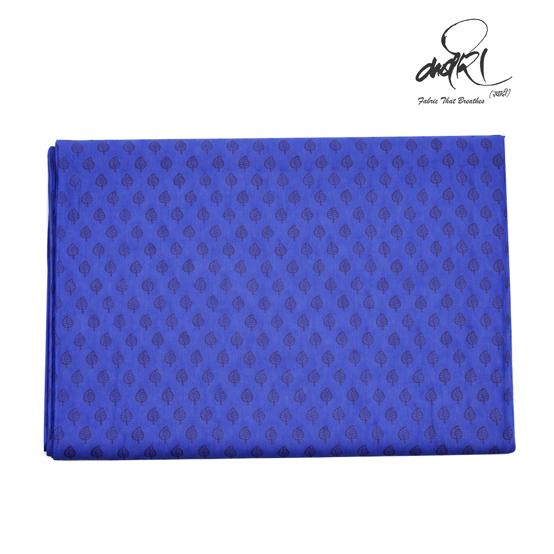 बाघ प्रिंट रनिंग फैब्रिक – प्राकृतिक रंगों में पारंपरिक कपड़ा